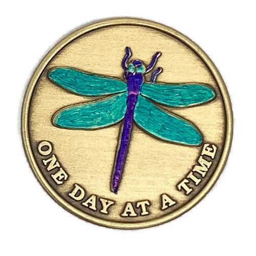 Hand Painted "Dragonfly" Medallion