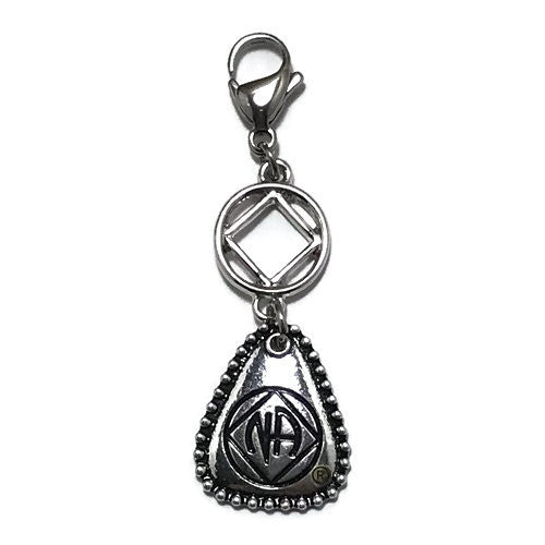 Narcotics Anonymous "NA Key Tag" key tag charm Recovery Bling