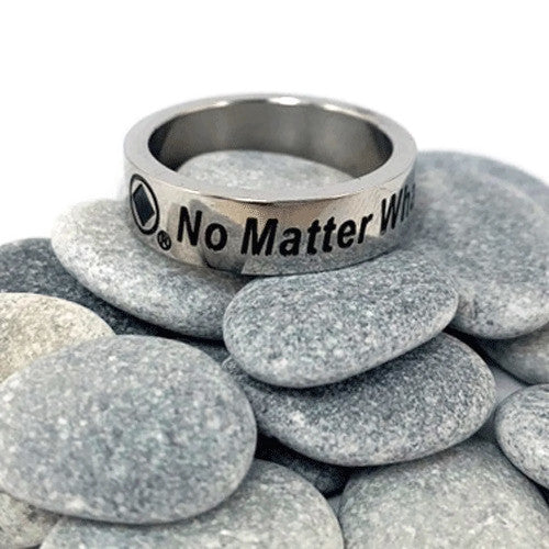 Stainless Steel NA "No Matter What" Ring