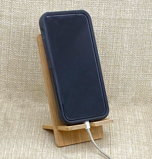 Bamboo Smart Phone Holder & Charging Dock